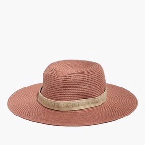 NWT madewell packable Mesa straw hat